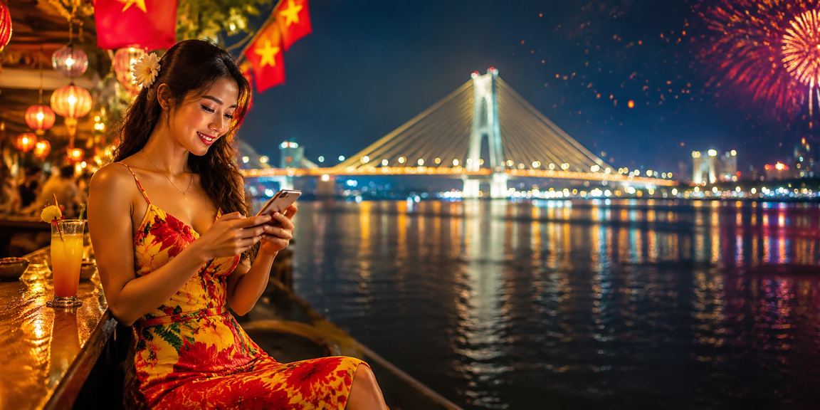 Người dùng tại Cần Thơ xem phân tích kèo trên điện thoại tại chợ đêm