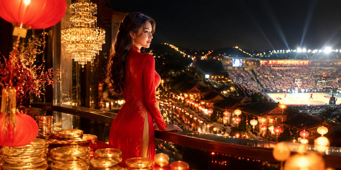 Cổ động viên bóng rổ tại Hội An theo dõi kèo trên điện thoại