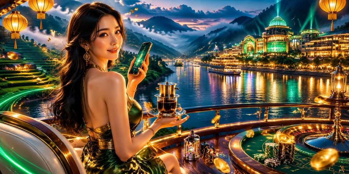Người dùng tại Sapa truy cập casino di động cùng ly cà phê sáng
